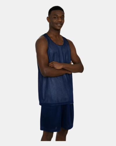 UNISEX PRO CLUB MESH REVERSIBLE TANK, AS3535