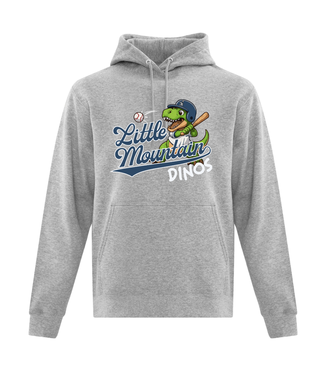 Little Mountain Dinos Adult Hoodie